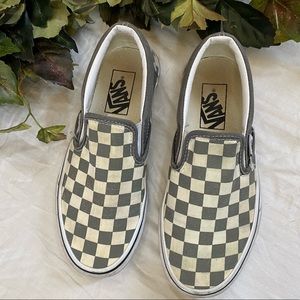 Vans Skater shoes (Dark grey+off white).